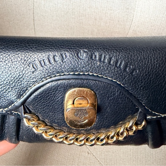 Juicy Couture leather vintage Y2K Black wallet - Picture 3 of 14